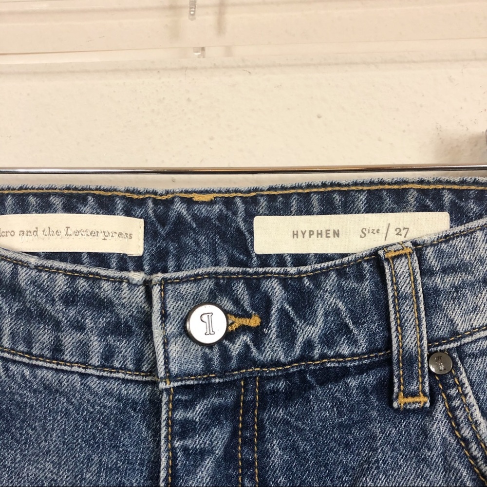 Anthropologie |  ‘Hyphen’ Crop Fringe Hem Jean - Picture 4 of 7